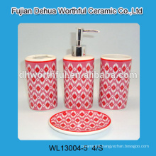 High quality decal ceramic bathroom items